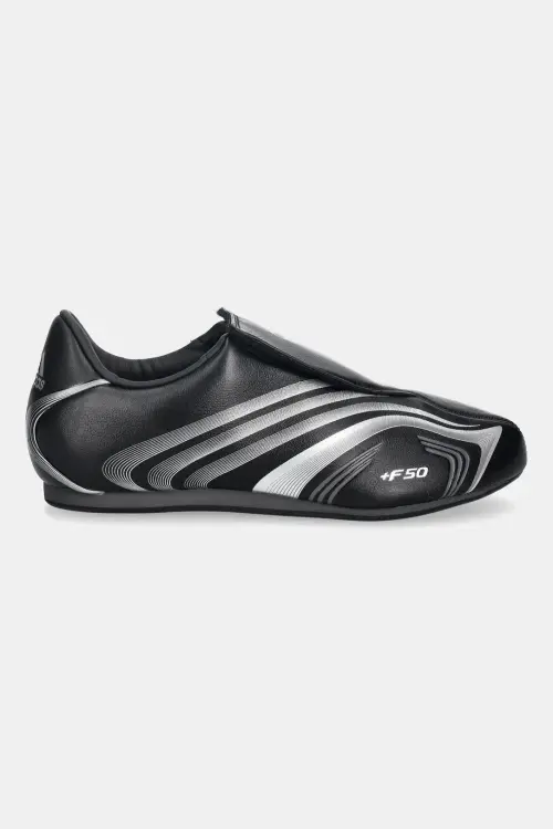 Кожаные кроссовки adidas Originals Taekwondo F50 W цвет чёрный JR6403