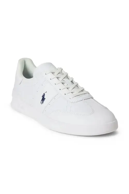 Кожаные кроссовки Polo Ralph Lauren HRT Aera PP мужские цвет белый 809971288001