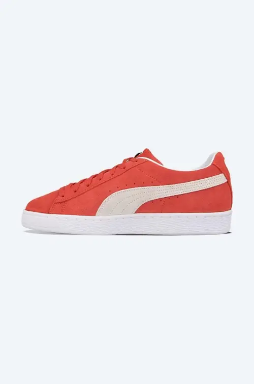 Замшевые кроссовки Puma Classic XXI цвет красный 374915.02-red