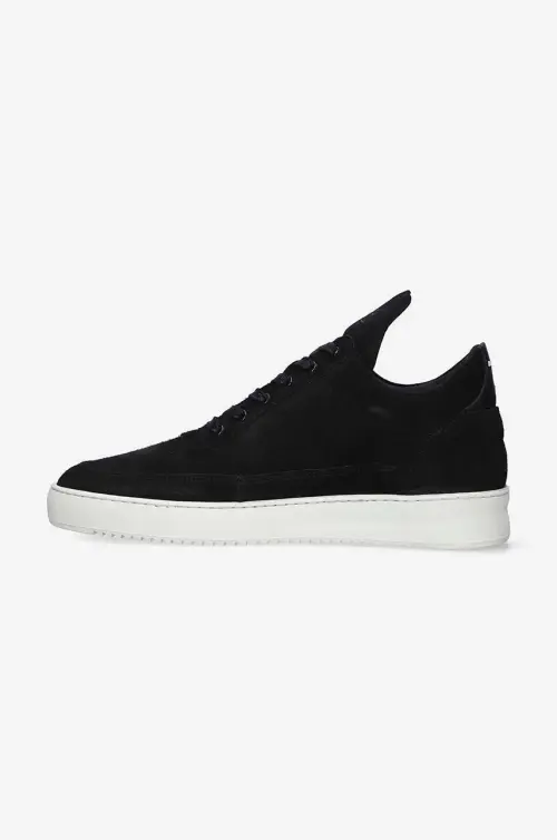 Замшевые кроссовки Filling Pieces цвет чёрный 10120101861-BLACK