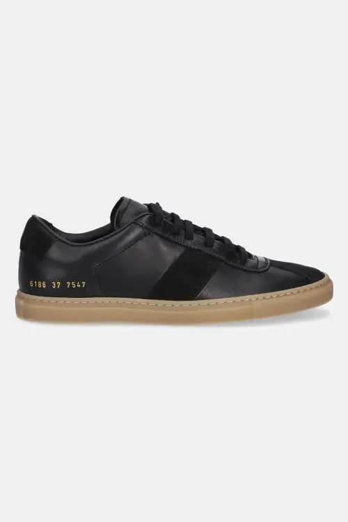 Кожаные кроссовки Common Projects Field Trainer женские цвет чёрный 6186