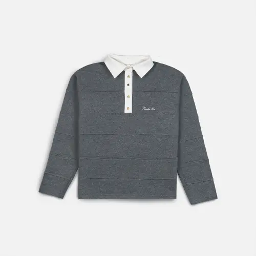 Поло Tassha Yu Polo Cutie Gold Grafit Melange 