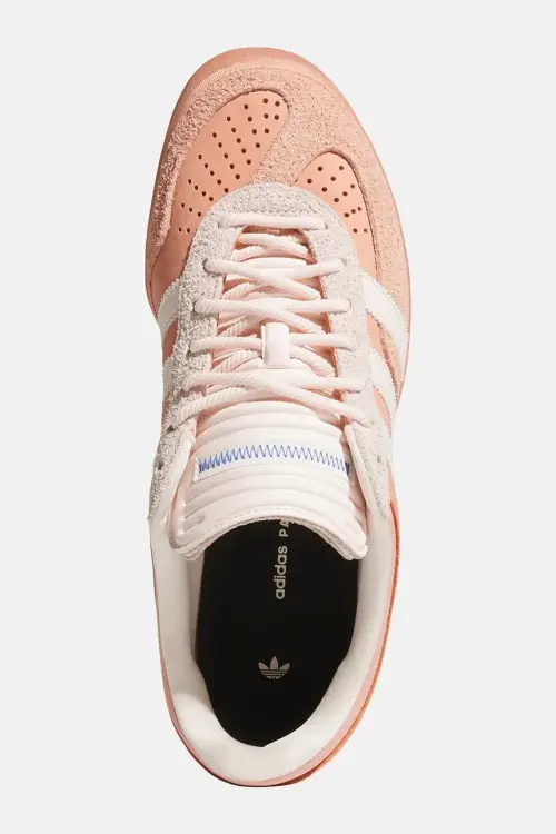 Кожаные кроссовки adidas Originals x Bad Bunny Gazelle Indoor цвет розовый