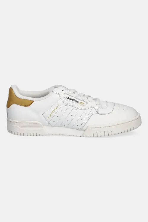 Кожаные кроссовки adidas Originals Powerphase цвет белый JR0938