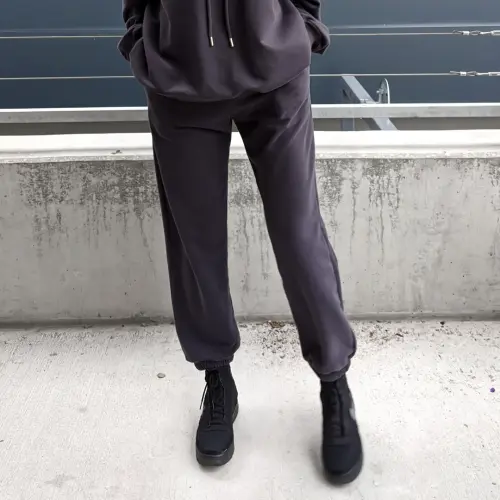 Tassha Yu Baby Bounce Joggers Black Silver  