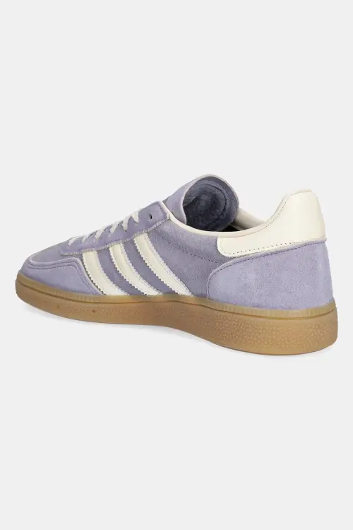 Кожаные кроссовки adidas Originals Handball Spezial W цвет фиолетовый