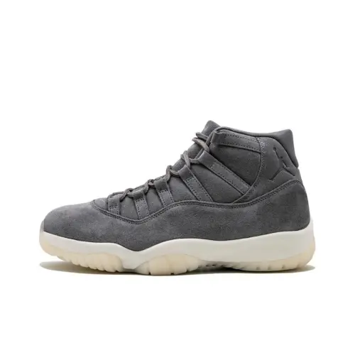 Jordan Air Jordan 11 Retro Premium Grey Suede      