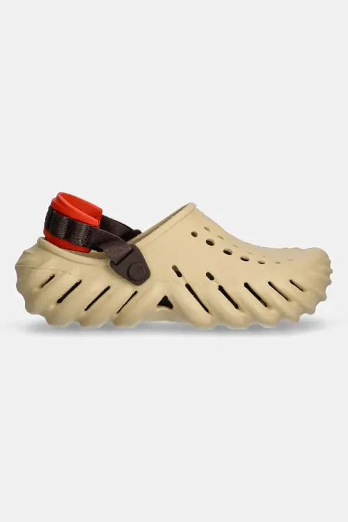 Шлепанцы Crocs X - (Echo) Clog цвет бежевый 207937