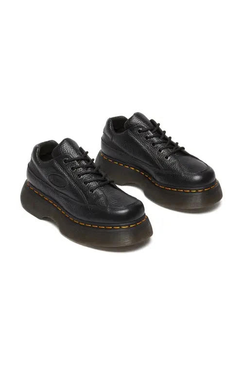 Кожаные ботинки Dr. Martens 8363 Buzz женские цвет чёрный на платформе DM41060001