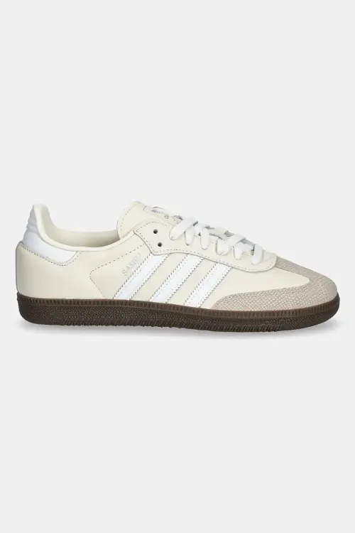 Кроссовки adidas Originals Samba OG W женская цвет бежевый JR8166