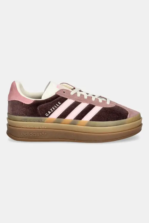 Кроссовки adidas Originals Gazelle Bold цвет бордовый JQ5143