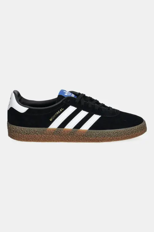 Замшевые кроссовки adidas Originals Montreal RM цвет чёрный JQ1688