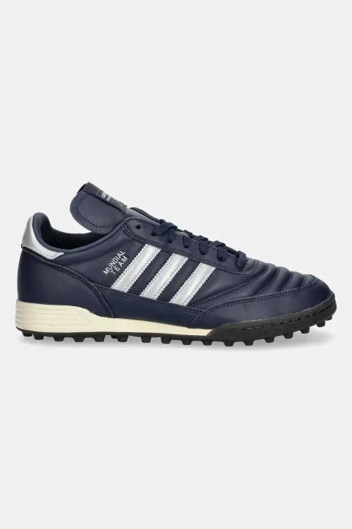 Кожаные кроссовки adidas Originals Mundial Team Rs цвет синий JS0767