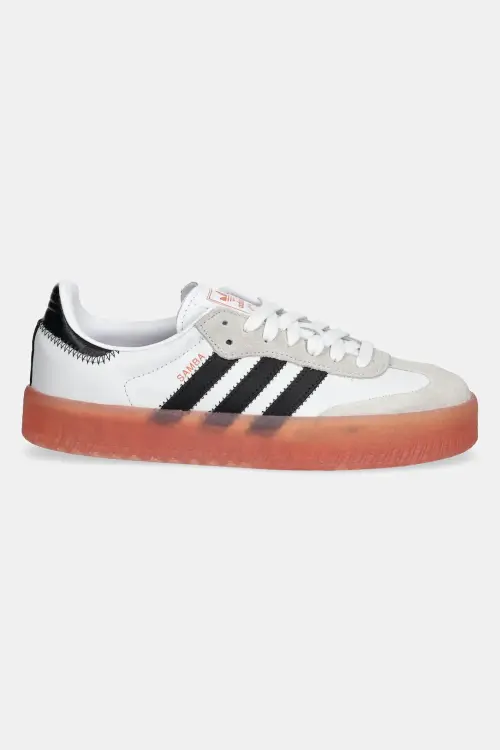 Кожаные кроссовки adidas Originals Sambae женские цвет белый JI3072