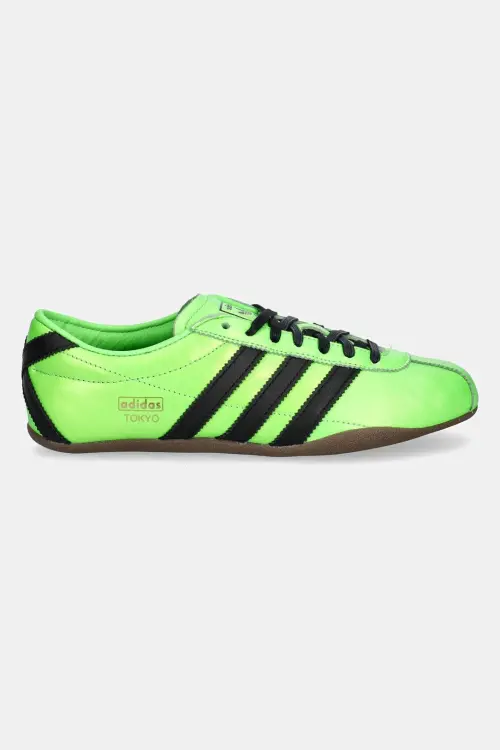 Кожаные кроссовки adidas Originals Tokyo Decon цвет зелёный JQ2155