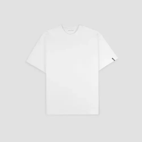Футболка Tassha Yu Over Tee Metal Logo Milk White 