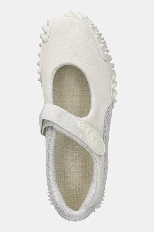 Замшевые балетки Puma Mostro Fey PRM цвет бежевый