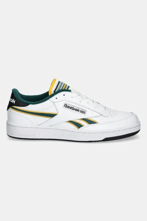 Кожаные кроссовки Reebok Club C Revenge цвет белый 100201095