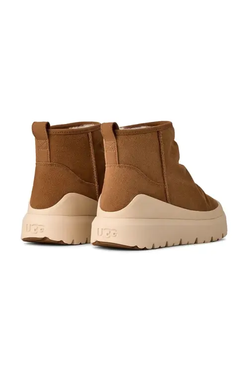 Замшевые сапоги UGG Heritage Utility Mini цвет коричневый 1173811.CWTC