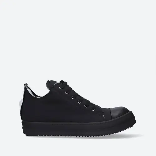 Кроссовки Rick Owens DRKSHDW Low Sneaks DU02A3802 MU BLACK/BLACK/BLACK