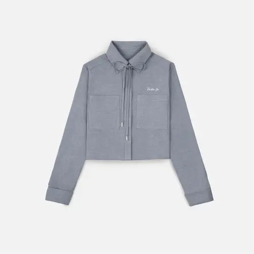 Рубашка Tassha Yu Cheeky Shirt Silver 