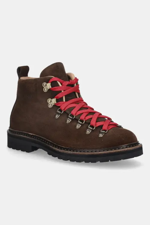Замшевые кроссовки Fracap Magnifico M120 Roc цвет коричневый MAGNIFICO.M120.ROC