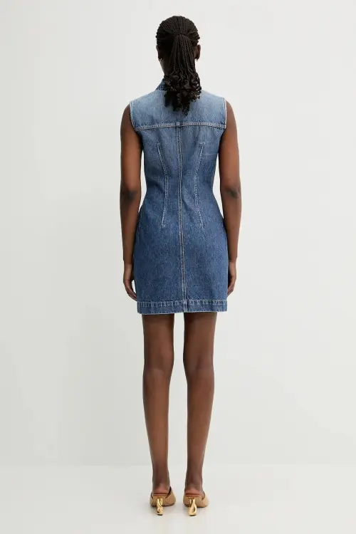 Джинсовое платье Sportmax Carabo mini расклешённое