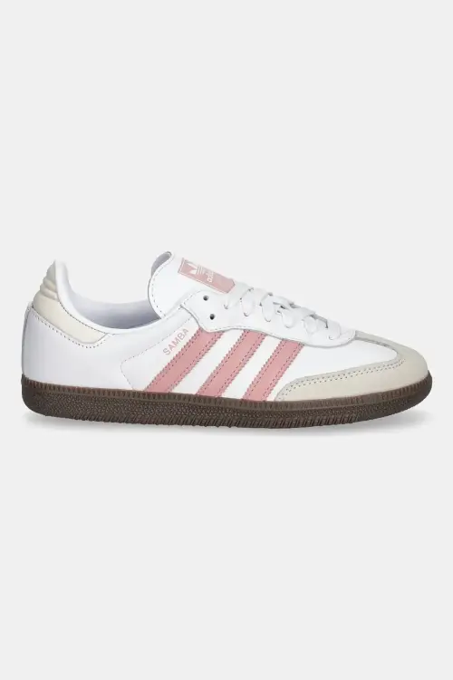 Кожаные кроссовки adidas Originals Samba OG цвет белый JI2677