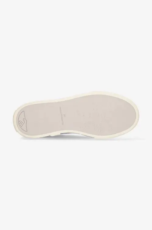 Кожаные кроссовки Stepney Workers Club Dellow L Leather цвет чёрный YB01110-BLKECRU