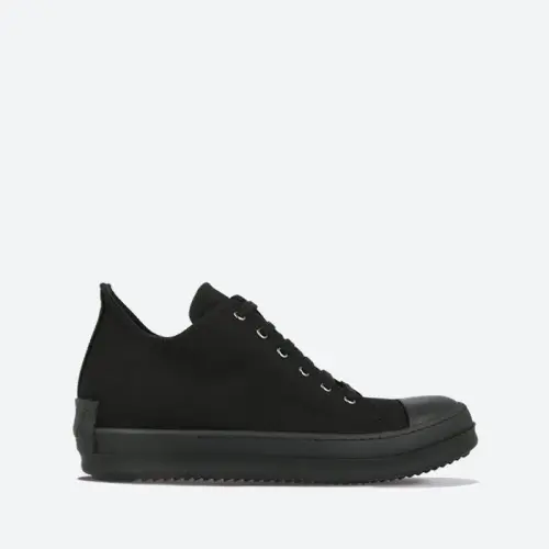 Rick Owens Low Sneaks DU21S2802 TNAPH2 BLACK/BLACK