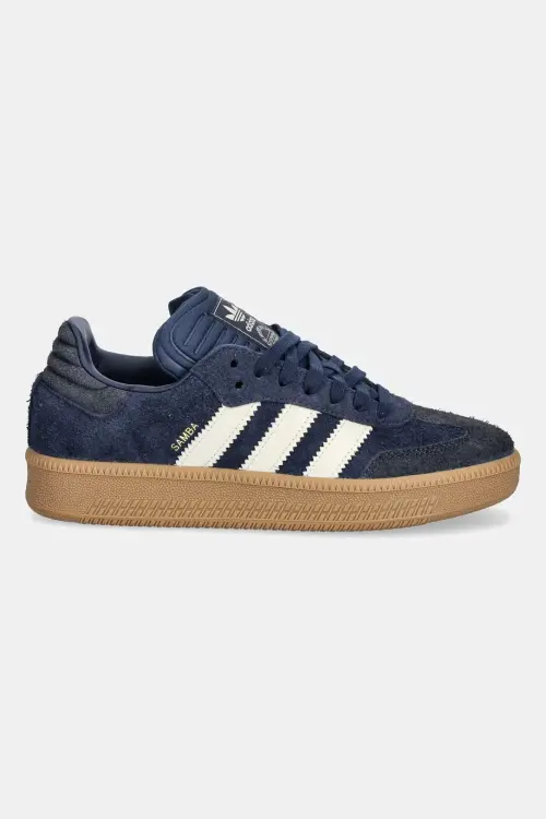 Замшевые кроссовки adidas Originals Samba Xlg цвет синий JS3827