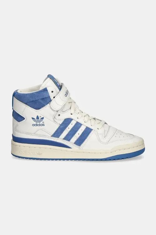 Кожаные кроссовки adidas Originals Forum 84 Hi цвет бежевый IF9675