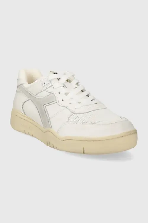 Кожаные кроссовки Diadora B.560 Used цвет бежевый 201.180117.20006