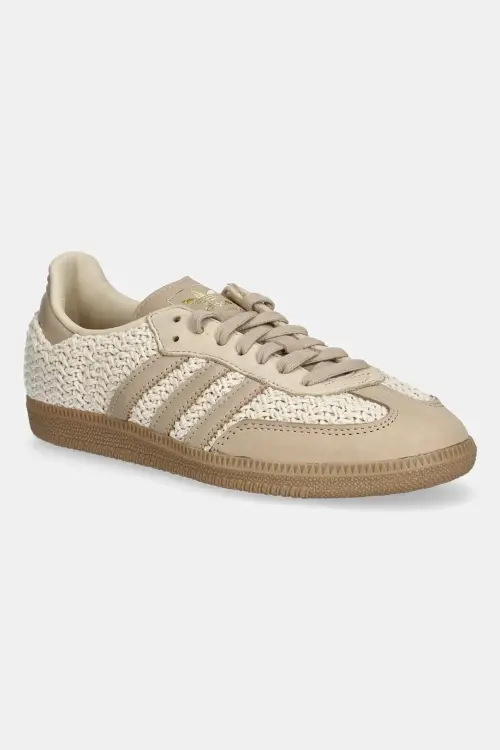 Ботинки adidas Originals Samba Og W цвет бежевый