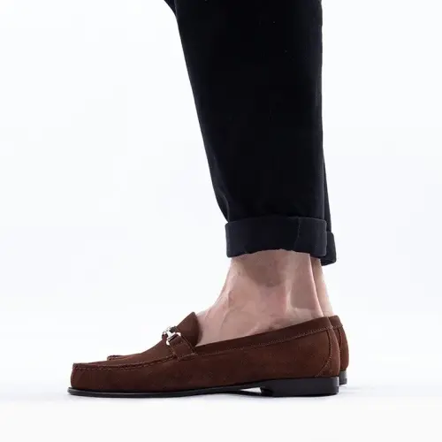 Mokasyny Sebago Gary Suede 71112KW DK BROWN