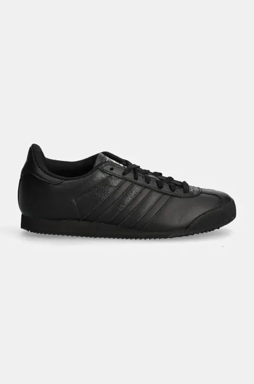 Кожаные кроссовки adidas Originals Kick 74 цвет чёрный IE6596