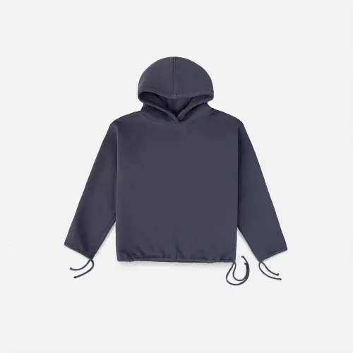 Худи Tassha Yu Cord Hoodie Black Silver 