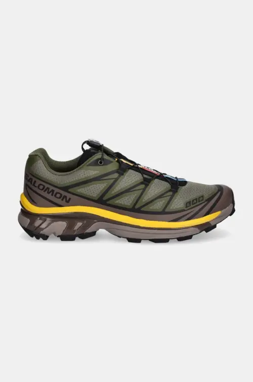 Кроссовки Salomon XT-6 цвет зелёный L47582800