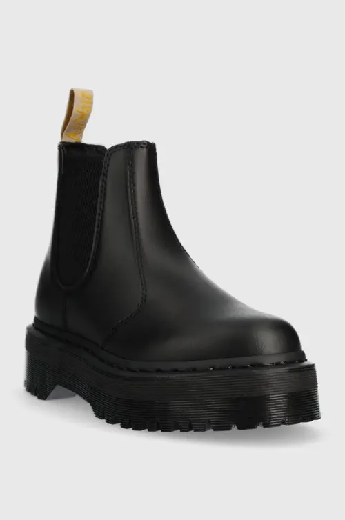 Ботинки Dr. Martens V 2976 Quad Mono женские цвет чёрный на платформе DM27560001-Black
