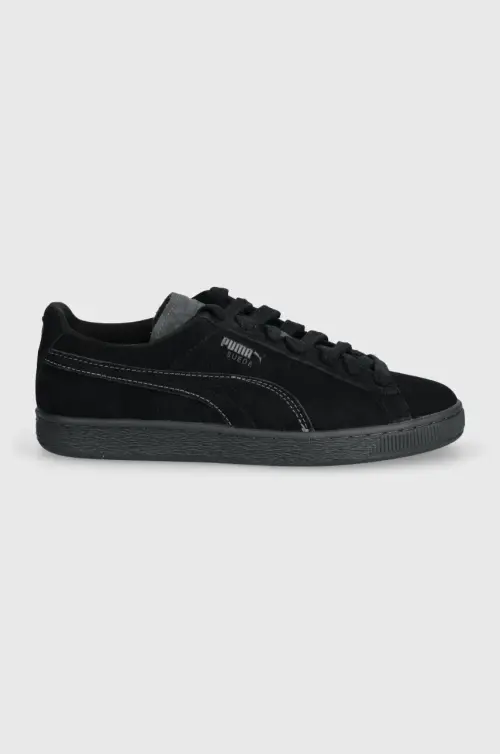 Замшевые кроссовки Puma Suede Lux цвет чёрный 395736