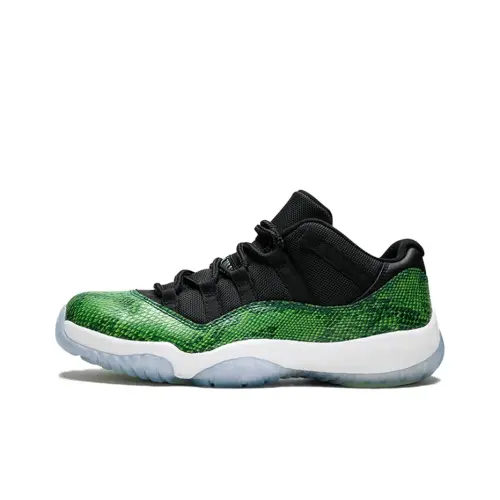 Jordan Air Jordan 11 Retro Low Green Snakeskin      