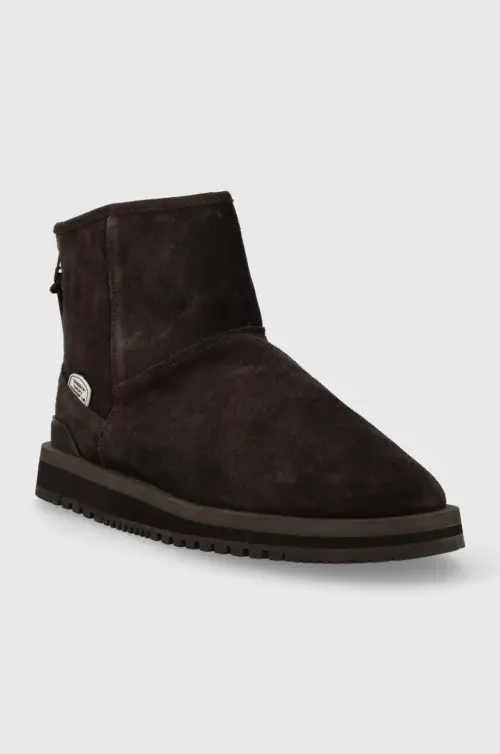 Замшевые сапоги Suicoke Els-Mwpab мужские цвет коричневый