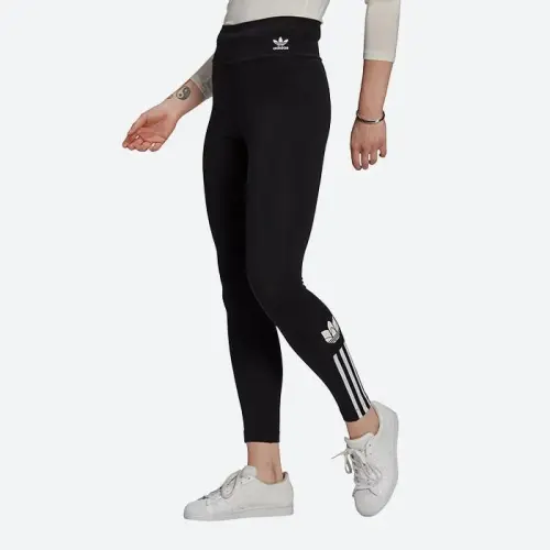 Leginsy damskie adidas Originals Adicolor 3D Trefoil High-Waisted Tights GT8461