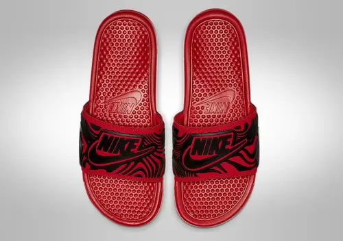 NIKE BENASSI JUST DO IT SLIDE GYM RED