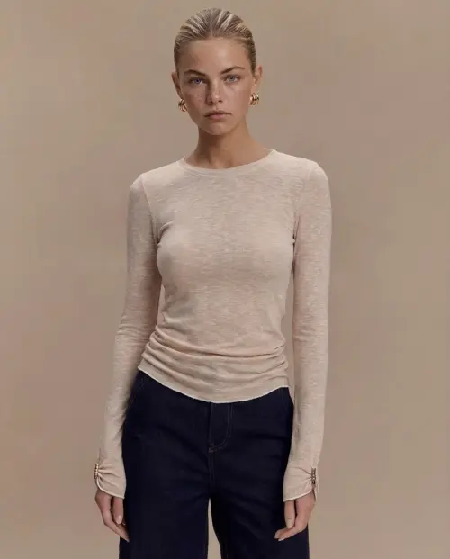 Tassha Yu Metal Logo Sheet Longsleeve