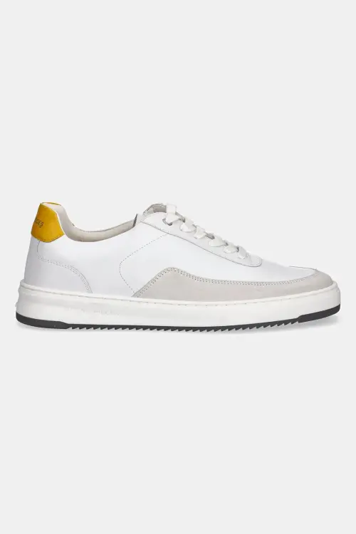 Кожаные кроссовки Filling Pieces Mondo Squash Tag мужские цвет белый 46725651924