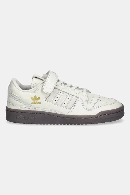 Кожаные кроссовки adidas Originals Forum 84 Low цвет бежевый IF9689