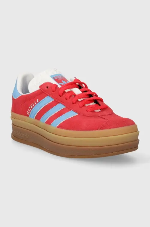 adidas Originals Gazelle Bold кроссовки цвет красный IE0421
