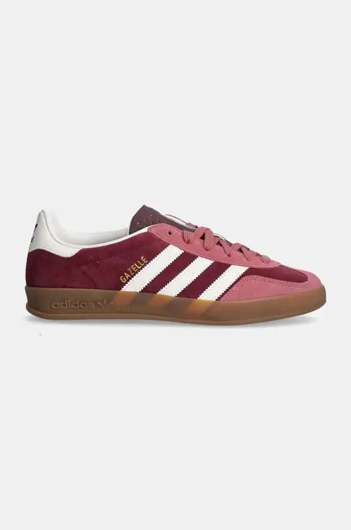 Кроссовки adidas Originals Gazelle Indoor цвет бордовый IF9647