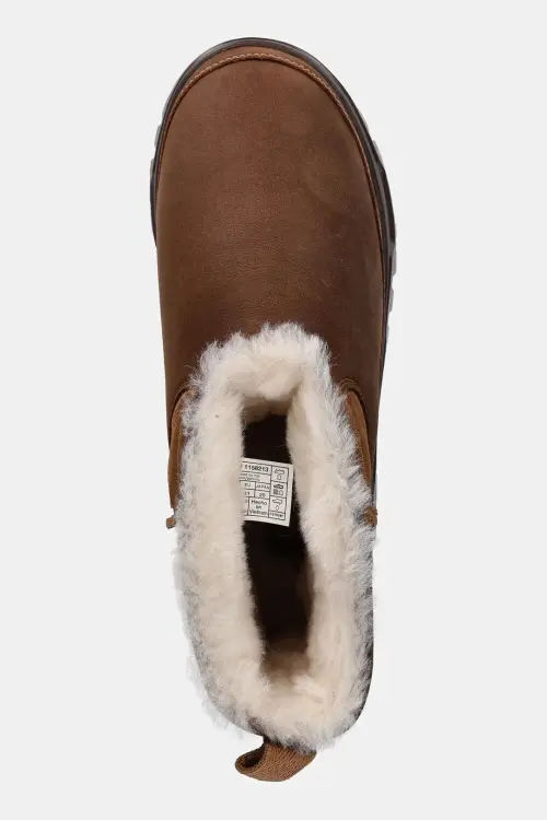 Замшевые сапоги UGG Heritage Pull On Trailgazer цвет коричневый